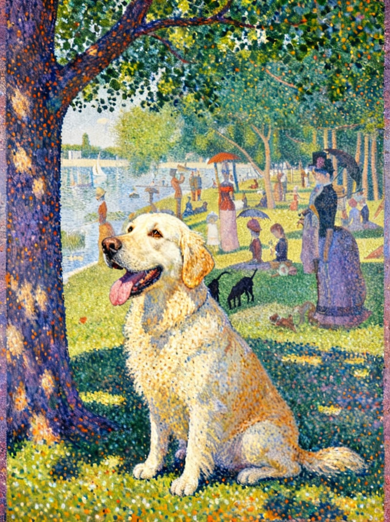A Sunday on La Grande Jatte sample portrait