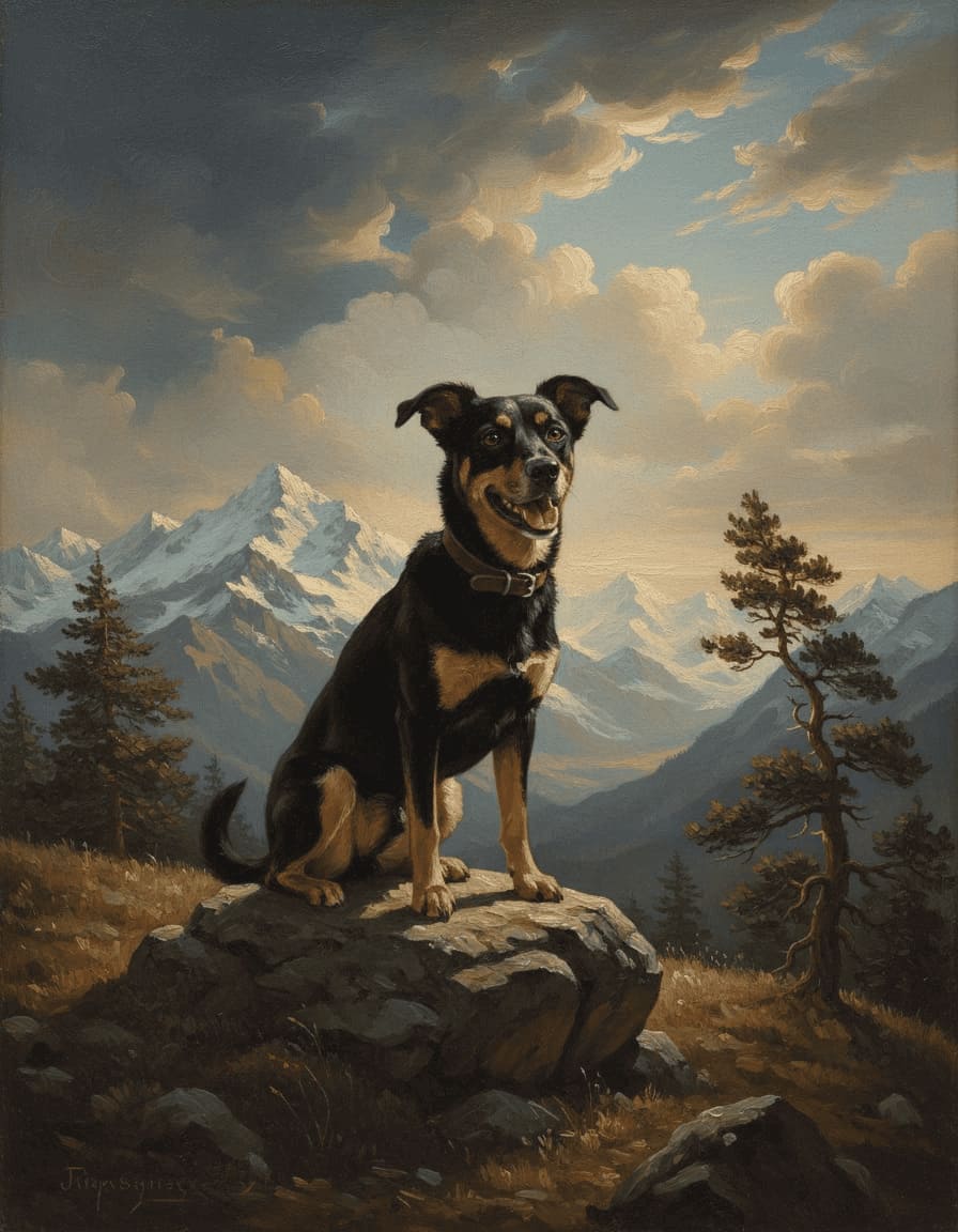 Oil Painting sample portrait